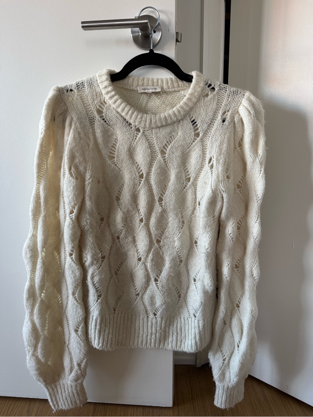 Rebecca Taylor White Sweater